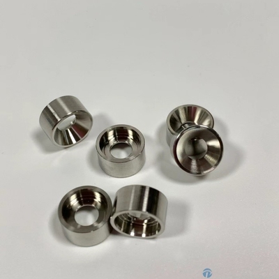 CNC chính xác xoay thành phần vòng với bán kính Flange CNC 17-4PH Stainless Steel Phần Nickel Plated
