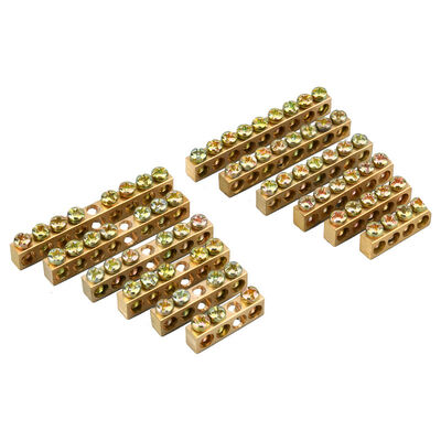 Thanh đồng mạ thiếc 5 7 13 lỗ M6/M8 Terminal vít PCB